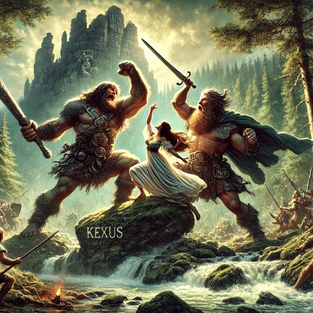 Der Eifelriese Kakus, der Held Hermules und die schöne Fey