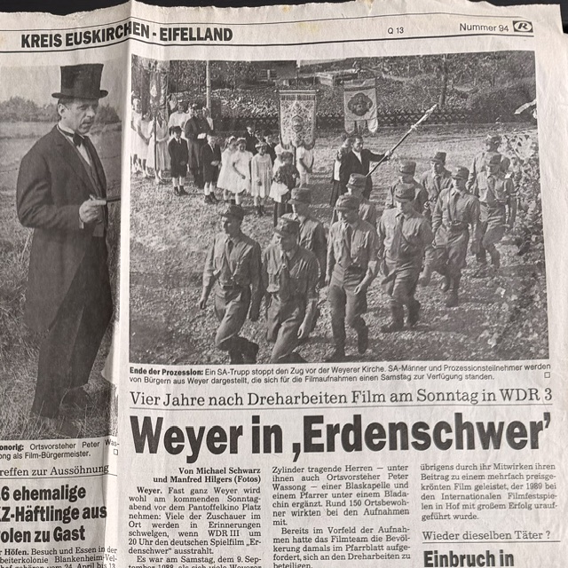 Weyer in "Erdenschwer"